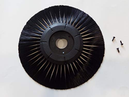 Spare parts Original Ersatzbürste für Kehrmaschine Kärcher S650, Code 2.884-971.0, Schwarz, Kunststoff, nicht wasserfest, 27 cm Durchmesser, 3,5 cm Innenlochgröße, Reinigungsequipment-Zubehör, Bürste