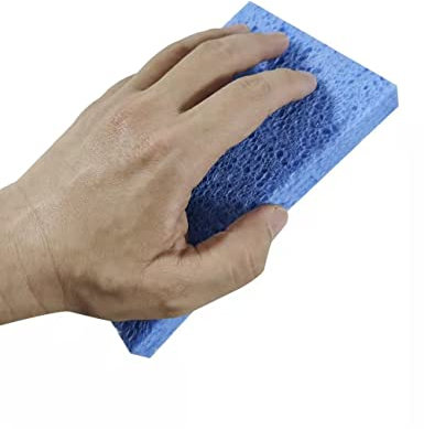 Spülschwämme, 8 Stück, große Schwämme, Küchenschwämme, Badezimmerschwämme, 100% natürliche, biologisch abbaubare Zellulose-Schwämme