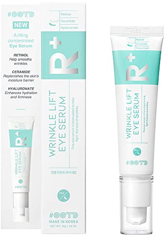 #OOTD Wrinkle Lift Eye Serum mit Retinol, Ceramiden und Hyaluronat, Anti-Falten, feuchtigkeitsspendend und straff, 30 g