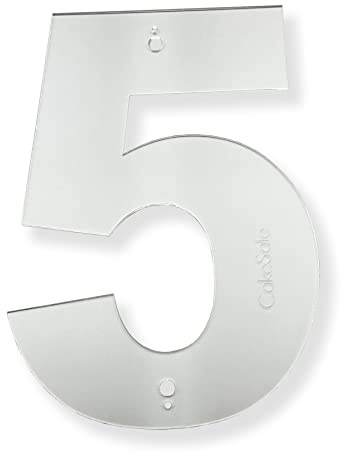 CAKESAFE - Sturdy Acrylic Single Number Cake Template -No. 5