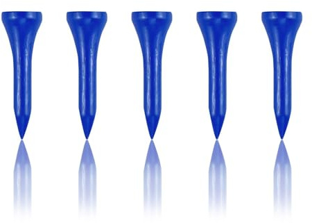 Zivisk Tee Golf Legno 38mm, 100 Pezzida Tee da Golf in bambù (Blu)