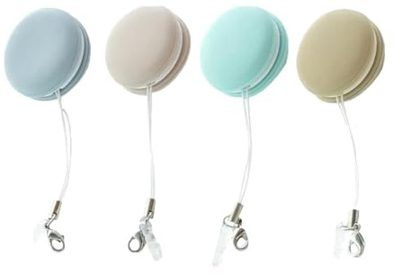 KEALBAUS 4 Pcs Cell Phone Screen Eraser and Glasses Brush, Macaron Screen Cleaners