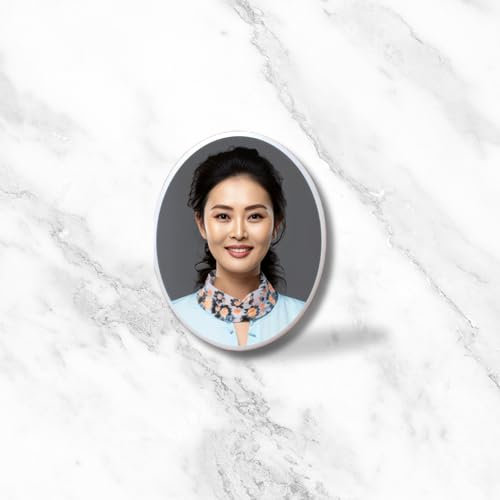 Italia - Piastrella per foto commemorativa personalizzata da 2,5 cm, per urna, lapide, impermeabile, in ceramica, immagine in porcellana personalizzata, impermeabile, per decorazioni tombali, immagine