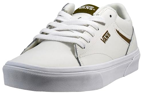 Vans Seldan, Basket Femmes, Leather Retro Pop Gothic Olive,