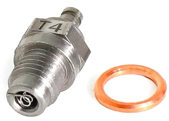 T4 Glow Plug for TOYAN Saito Four Stroke Engines