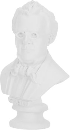 JECOMPRIS Kleine Büste Musiker Aus Kunstharz Miniaturskulptur Für Wohnraumdekoration Detailgetreu Lebensnah Europäischer Stil Vielseitig Als Fotorequisite Sammlerstück