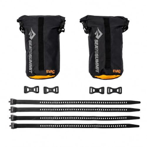 Sea to Summit Evac Bikepack Dry Bag Set, Waterproof Gear Bags with Stretch-Loc Straps