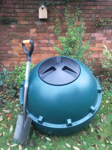 Original Organics The CompoSphere 315L Rollable Tumbler Composter - Rotary Composter to Accelerate Composting – Made with Recycled Plastic – Rollable Garden Compost Bin (Green)