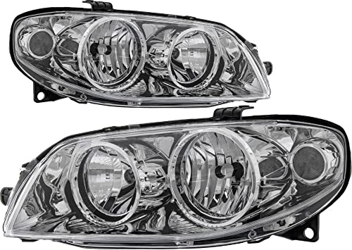 Set di fari sinistro e destro per fari principali anteriori alogeni W5W senza lampadina per modello Punto 188_