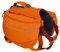 RUFFWEAR Approach Pack, Hunderucksack-Tragetasche mit integriertem Geschirr und Taschen, Tragbares Haustier-Wander- und Campingzubehör mit 2 Leinenbefestigungspunkten, Campfire Orange (Small)