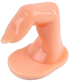 Hilai 5pcs Ongles Doigts Doigts Manucure Pratiquer des Mains Meubles Main Pratique Modèle avec Ongles DIY Plastique Affichage Faux Manucure Imprimé Outil