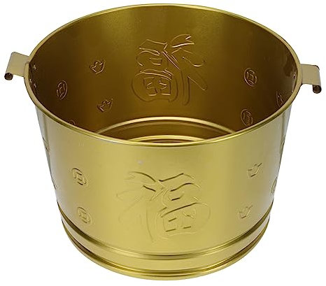 BESPORTBLE Außencontainer 1Stk brennender Papierkegel abfalleimer streugutbehälter Feuerofen Opfereimer Geldbehälter verbrennen Goldener brennender Eimer Rostfreier Stahl Verbrennungsanlage