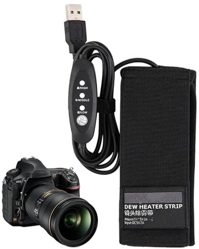 Kameraobjektiv-Demistheizung - USB-Anschluss DREI-Gang-Temperaturregulierung, Auftautuch, Wärmeschutzgürtel | Tauheizung, Auftauheizwerkzeug, Objektivheizung