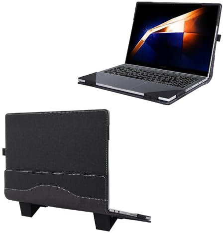 Laptop Case Cover for 13.3 Samsung Galaxy Book3/2 360 NP730QFG /Galaxy Book2 Pro 360 13/ Galaxy Book2 Pro 13 NP930XED/ NP930QED NP730QED Notebook Sleeve Protective Bag (Black, 13.3)