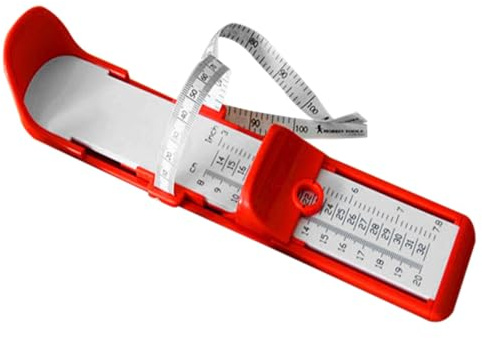 Kinder Fußmessgerät 20 Cm Für Alle Altersgruppen Zur Bestimmung Von Länge Und Breite Für Eine Optimale Schuhauswahl. Messgerät