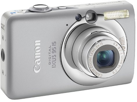 Canon Digital IXUS 95 IS - Cámara Digital compacta (Pantalla de 6,4 cm (2,5 Pulgadas), 10 MP, Zoom óptico de 3 aumentos, estabilizador de la Imagen)