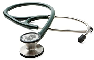 ADC - 601DG Adscope 601 Convertible Cardiology Stethoscope with Tunable AFD Technology, For Adult and Pediatric Patients, Dark Green