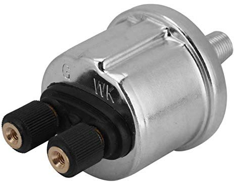 Transductor de presión, Akozon sensor de presión de aceite de aleación de aluminio universal de 0 a 10 bares 1/8NPT para reemplazo de generador diésel compatible