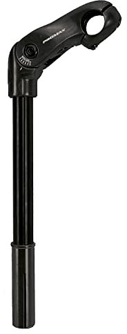 Promax Lenkervorbau 85x300mm Winkel verstellbar mit Hülse Alu/Nirosta Schwarz