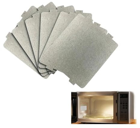 6 PCS Microwave waveguide Cover,Universal Mica Wave Guide Plates Sheet,Oven Repairing Part for All or Other Home Accessories,Guards Component,Household kit,Inside Replacement,Trim to Size(108 * 99mm)