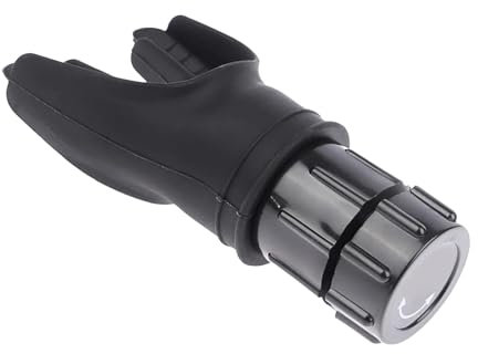 DHinkyoung Atemtrainer zur Verbesserung der Lungenkapazität, Einstellbarer Lungenstärkungstrainer, Tiefenatmung Lungenübungsgerät Lungenexpander für Atemtherapie & Schleimreinigung (Schwarz)