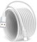 USB C Kabel 3M Weiß, Lang 3 m Ladekabel USB C auf USB A Nylon Schnellladekabel USBC für Samsung Galaxy S24 A55 A15 A35, für iPhone 15/16 Pro Max, Pixel, Switch