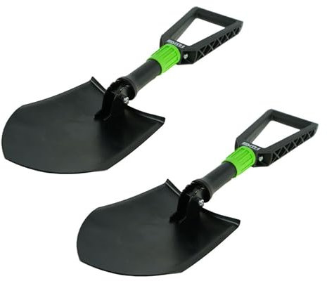 Pala da campeggio Faith - Pala da pioniere - Pala pieghevole - Pala da sopravvivenza - Pala da neve - Pieghevole - Metallo - Regalo per uomo