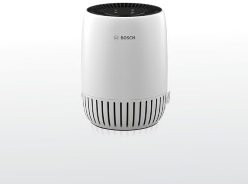 BOSCH Air Purifier for Home, Small Spaces (Covers, 500-sq ft), 2-in-1 Filter for Pollen, Smoke, Dust, Dander, Outdoor Pollution, Odors, Air 500, White