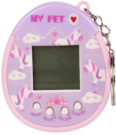 Giga Pets - Portachiavi digitale per animali domestici, giocattolo virtuale elettronico, in polipropilene resistente con design antistress, sviluppo delle abilità sociali per bambini, adolescenti e
