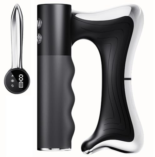 Professional Deep Tissue Massage Gun - 3 Modes, Heating, Vibration & EMS for Slimming and Muscle Relaxation (Stomach, Legs, Arms)