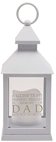 Widdop and Co Grey Graveside Memorial Batteridriven LED-lykta – pappa