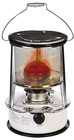 BomDog Estufa de Petróleo, Calentadores de Queroseno para Uso en Interiores, Calentador de Aceite Portátil Ligero Y sin Electricidad/White