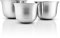 EVA SOLO | Green tools Rührschüsselset 3-teilig | Set mit drei stapelbaren Rührschüsseln mit rundem Boden und hohen Seiten | Brushed steel