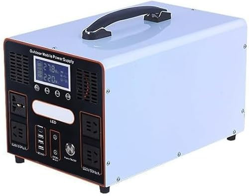 Bärbar kraftstation 110 V 220 V generator för bil, kylskåp, TV, drönare, bärbar dator, telefoner och bilbatteri