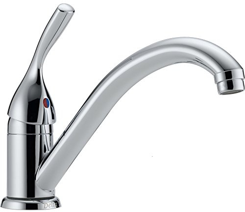 Delta 101-DST Classic Single Handle Kitchen Faucet, Chrome