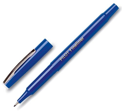 PILOT 085963 Fineliner SW PPF, extrafein, Tinte und Schaft: blau
