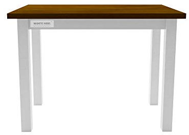 Magnetic Mobel Esstisch Küchentisch Tisch Kiefer massiv Restaurant eckige Tischplatte (70x110, Nussbaum)