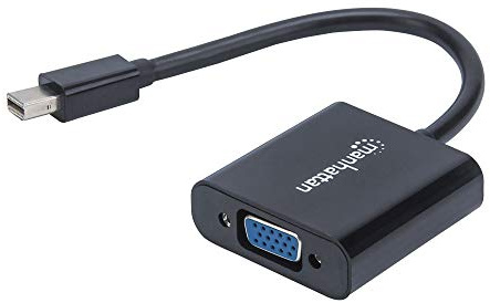 Manhattan 151504 Adattatore Mini DisplayPort (Thunderbolt) a VGA Attivo