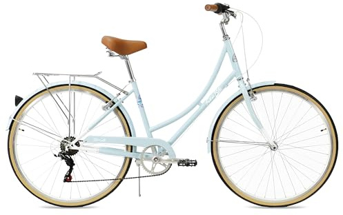 Vélo de Ville 28, 7V, 45cm, Bleu Ciel