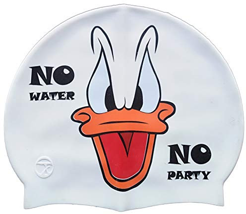 Badekappe/Bademütze Silikon Waterloove | Schwimmkappe| Hoher Komfort und Sichtbarkeit | Italienischer Stil und Design