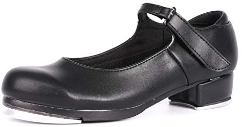 JUODVMP Scarpe da Tip Tap da Donna Scarpe da Tip Tap in Pelle Scarpa da Ballo Classica per Donna e Uomo,Scarpe da Ballo Jazz Tap Scarpe da Tip Tap Stringate in Pelle
