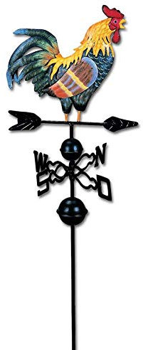 TTBD Veleta de Metal Con Adorno de Gallo Para Techos - Veleta de Viento