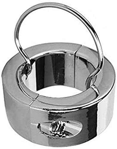 Extra Schwer Ball-stretcher CBT Edelstahl Hodenring - Hodengewicht - Ball Stretcher Ring mit Schlüssel - Größe 10X25X37 mm, Penisringe