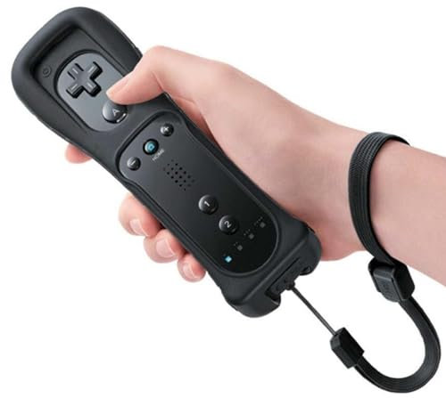 Telecomando Wii: controller di gioco Controller Wii connessione sensore di movimento remoto wireless controller gamepad sostitutivo per console Wii e Wii, con custodia in silicone e cinturino da polso