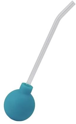 KENANLAN Manuellt Tonsillstenborttagningsverktyg, PVC-sugglasrör för Rengöring Av Kulhals, för Avlägsnande Av Dålig Andedräkt och Munhygien, med Vinklad Design (Grön)