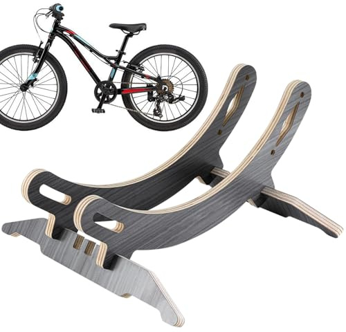Générique Supporto per mountain bike, di immagazzinaggio regolabile e leggero, per interni di biciclette, per esposizione al pavimento in appartamento, garage, giardino, balcone e patio
