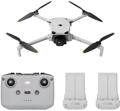 DJI Lito 1 2-batteripaket (DJI RC-N3), uppdaterad version av Mini 4K | Hinderavkänning, ActiveTrack, 4K-video & 8K-bild, lättviktig för vuxna, 15km videoöverföring, 2 batterier, C0