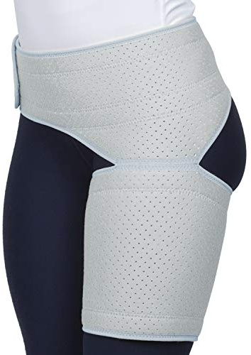 Vive Envoltura de compresión para la ingle–Soporte para cadera, ciática, de hombres o mujeres para alivianar el dolor–Recuperación para articulaciones, desgarro muscular, cuádriceps e isquiotibiales