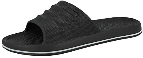 Yinka Shoes Mens Beach Pool Sliders Slip On Flip Flops Mule Shower Sandals Slippers