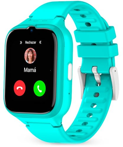 SPC Smartee 4G Kids – Reloj Inteligente para niños con GPS, Llamadas y videollamadas, Chat Familiar, Modo Colegio, botón SOS, IP68 y gestión de smartwatch en App Gratuita SPC Smart Clan